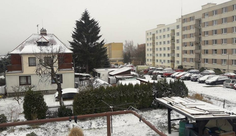 První prosinec přikryl sněhovou dečkou celý kraj - Hanychov