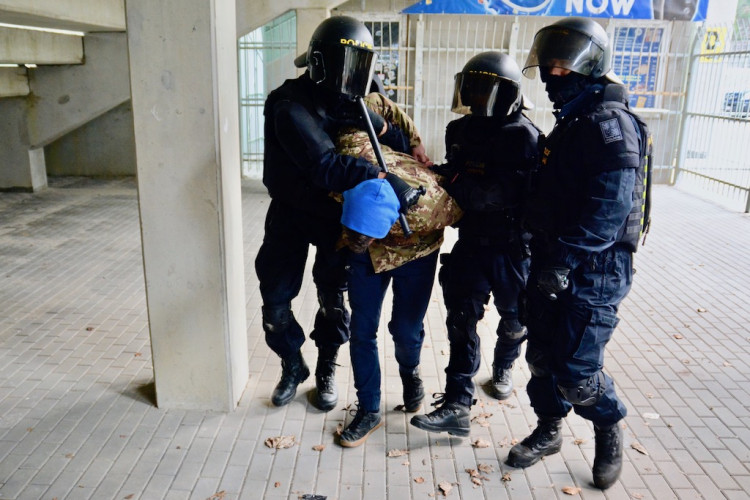 Cvičení pořádkové jednotky