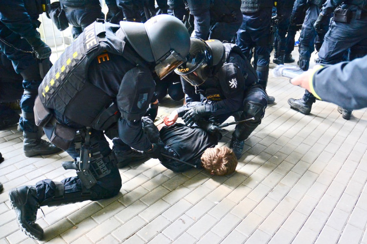 Cvičení pořádkové jednotky