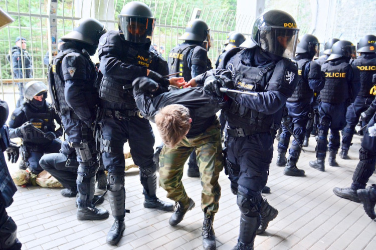 Cvičení pořádkové jednotky