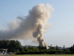 V Žitavě hořel dům