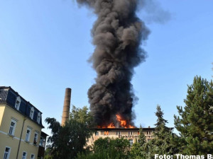 V Žitavě hořel dům