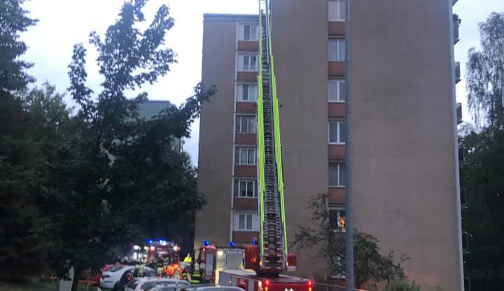 Výbuch v libereckém paneláku