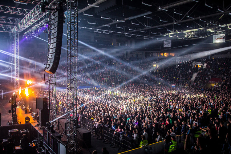 Skupina Scooter vystoupila v Liberci v rámci oslav 25 let na scéně