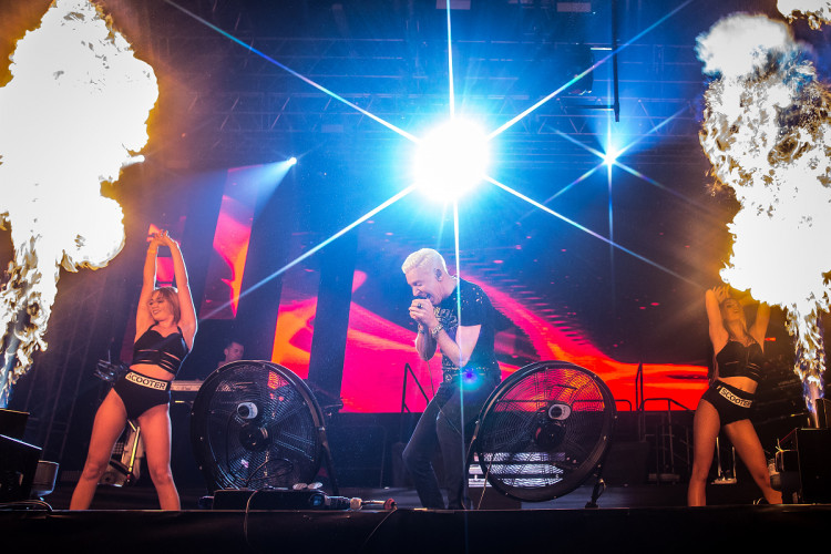 Skupina Scooter vystoupila v Liberci v rámci oslav 25 let na scéně