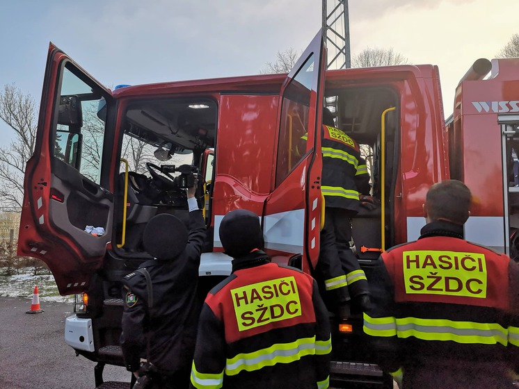 Nová cisterna hasičů ve Vesci