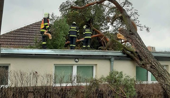 Vichřice Sabine na Liberecku