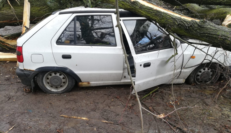 Vichřice Sabine na Liberecku