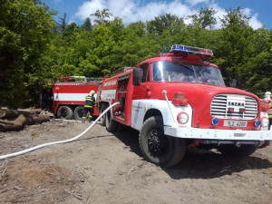 Požár u Malé Skály