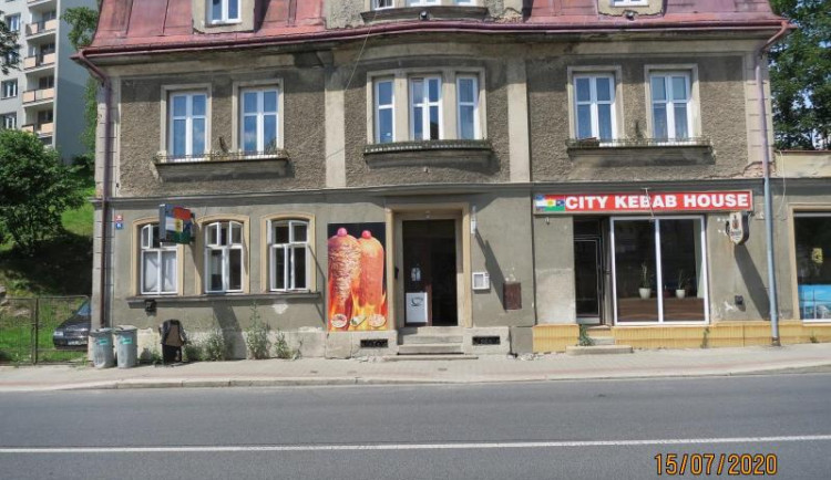 Zavřený City Kebab v Jablonci nad Nisou