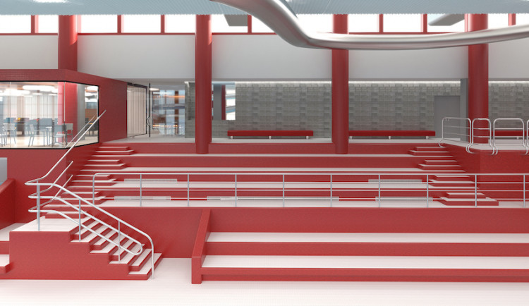 Vizualizace libereckého bazénu