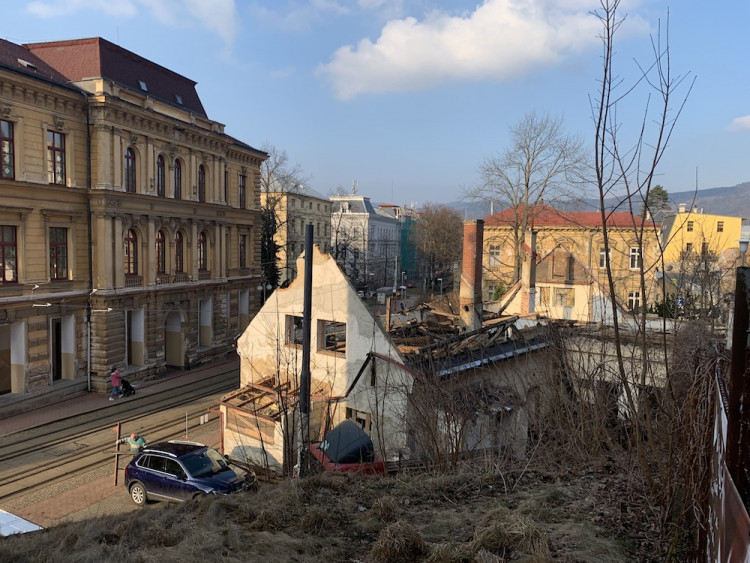 Bourání restaurace U Severů