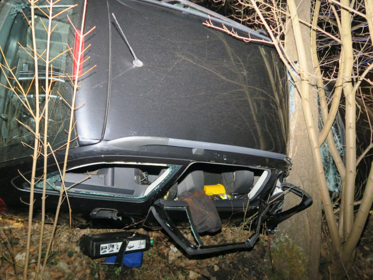Nehoda řidičky v Tanvaldě