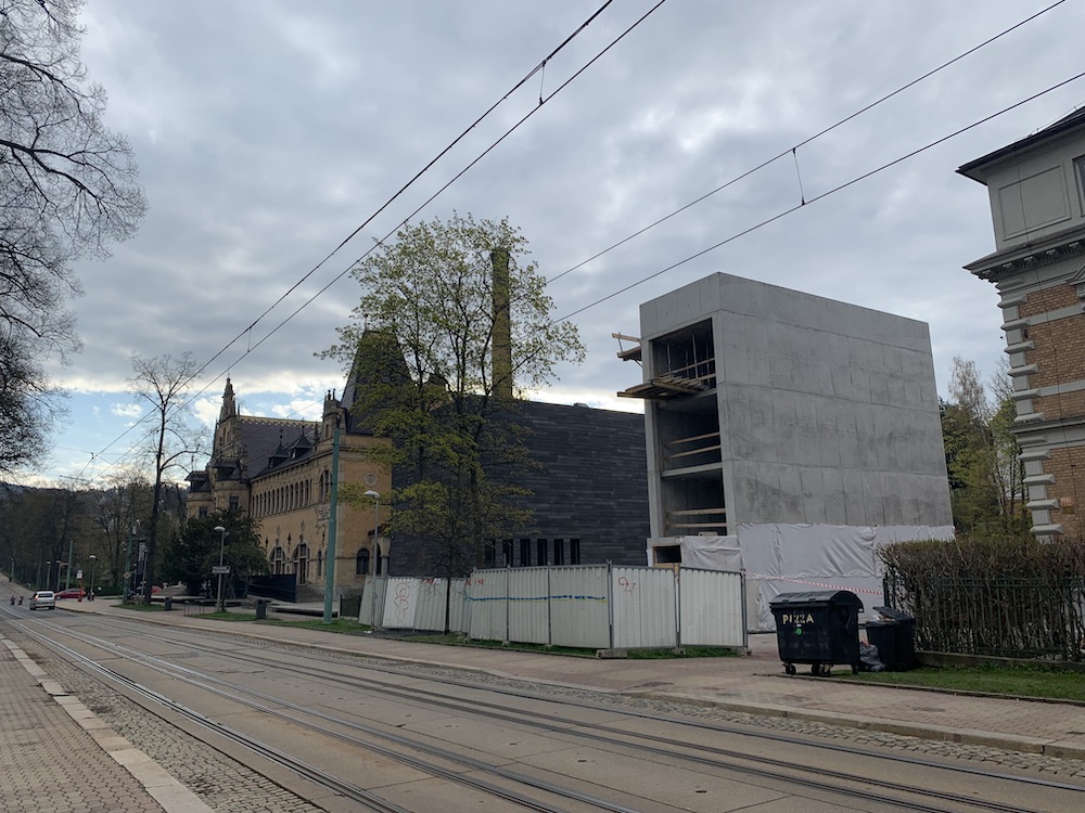 Stavba penzionu na Masarykově třídě