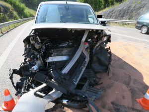 Nehoda na silnici mezi Libercem a Jabloncem