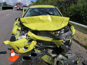 Nehoda na silnici mezi Libercem a Jabloncem