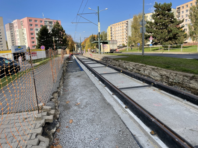 Modernizace tramvajové tratě do Jablonce