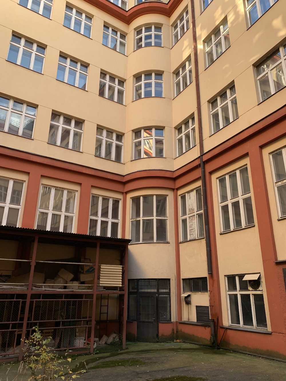 Vnitřní dvůr budovy