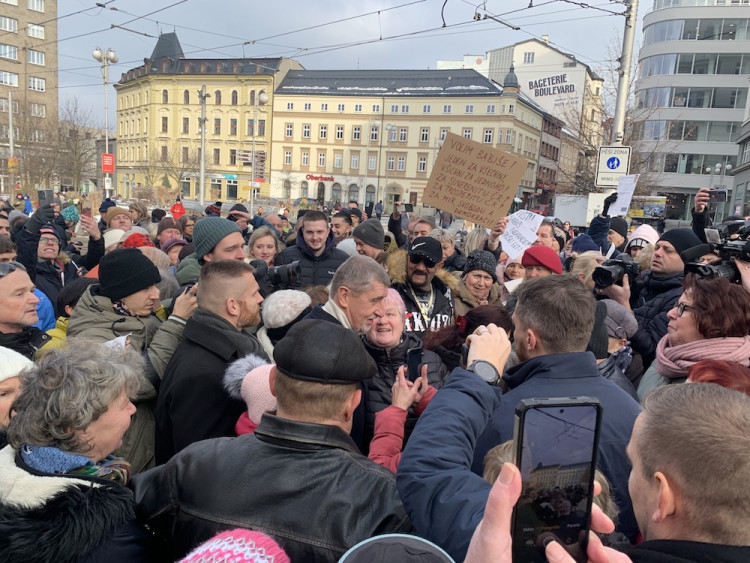 Andrej Babiš v Liberci