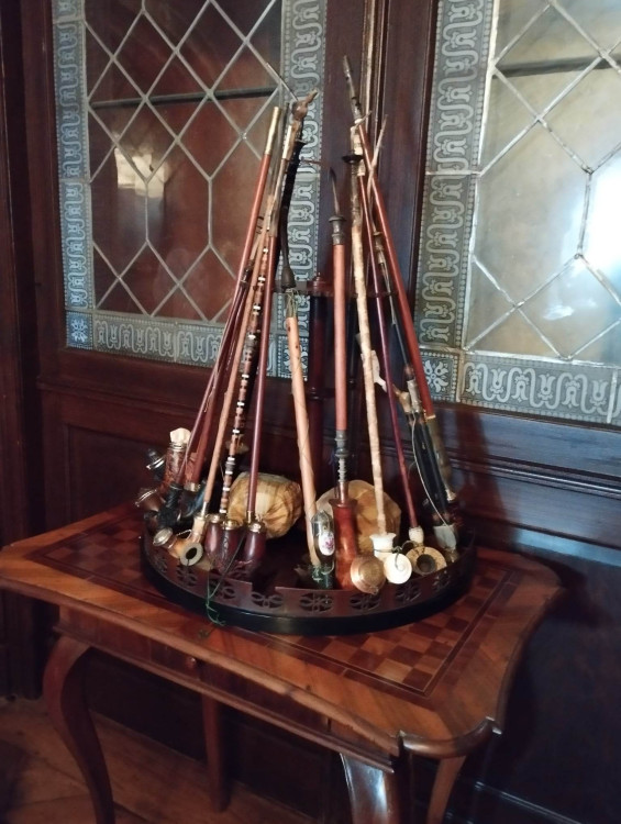 Nově vytvořený prvorepublikový interiér na zámku Frýdlant