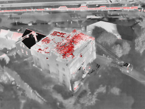 Požár rekonstruovaného penzionu v Tanvaldě