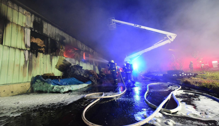 Požár v turnovské Jutě