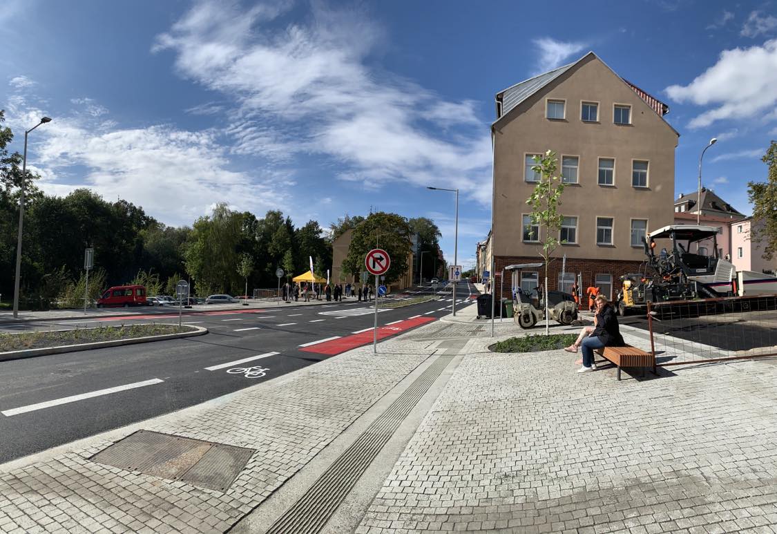 Rekonstrukce Sokolské ulice je u konce