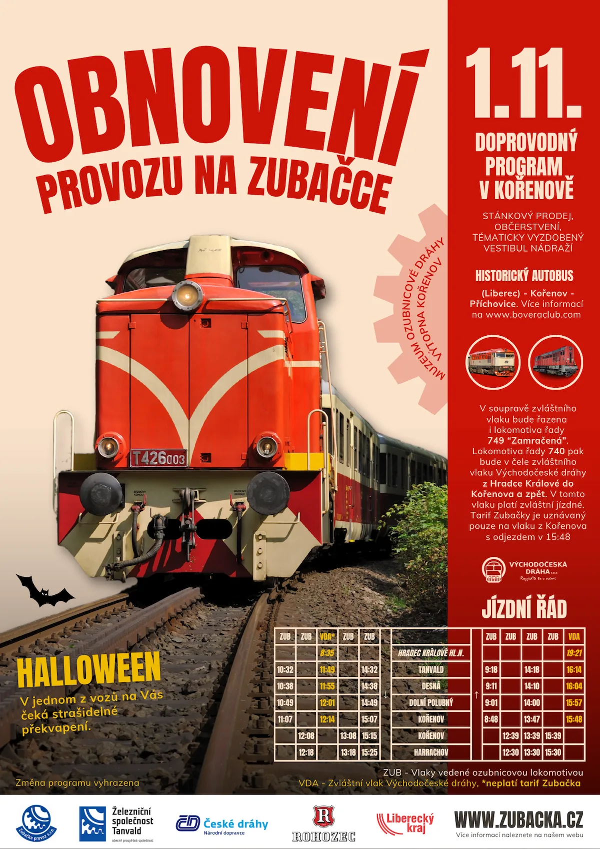 Obnovení provozu na Zubačce