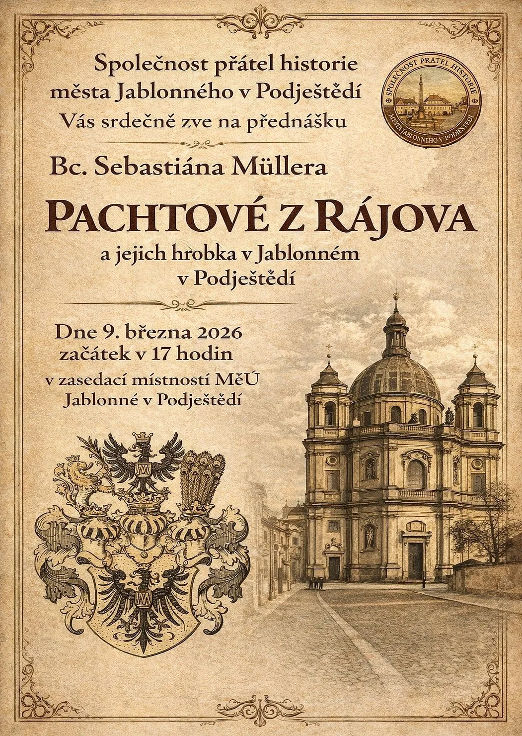Pachtové z Rájova a jejich hrobka v Jablonném
