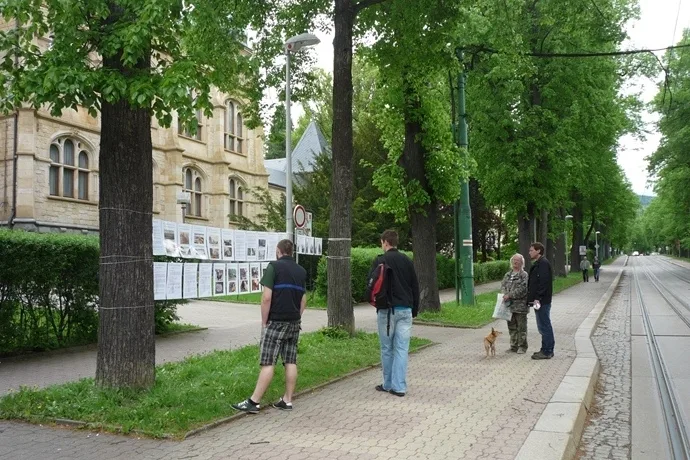 Výstava mezi stromy. Autor: Magistrát