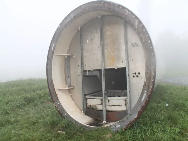 Vykradená větrná elektrárna