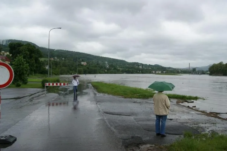 Děčív v pondělí 3. 6. Foto: HZS UK