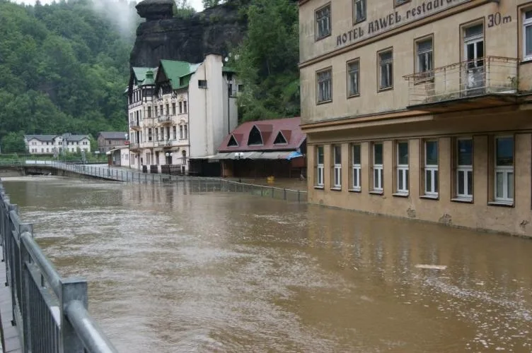 Hřensko. I sem může jít pomoc z Liberecka. Foto: HZS UK