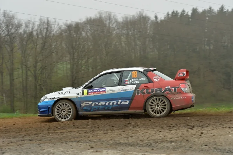 Josef Zimmermann na trati Rally Lužické hory. Foto: Bohumil Hlávka