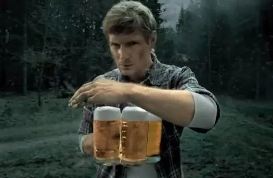 Alex v reklamě na Radegast.