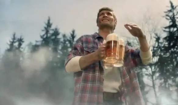 Alex v reklamě na Radegast.