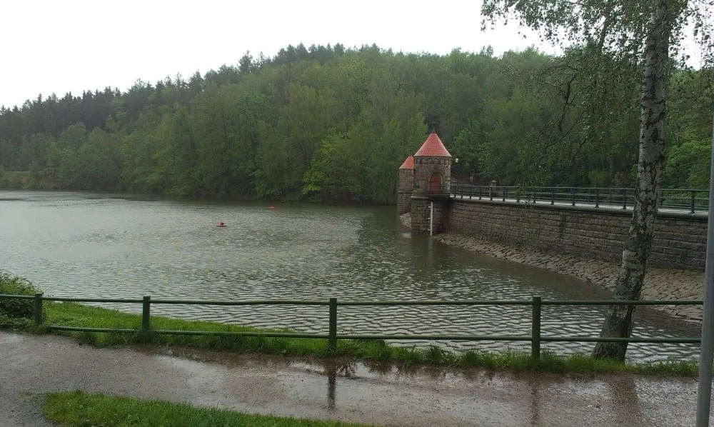 Přehrada Harcov.