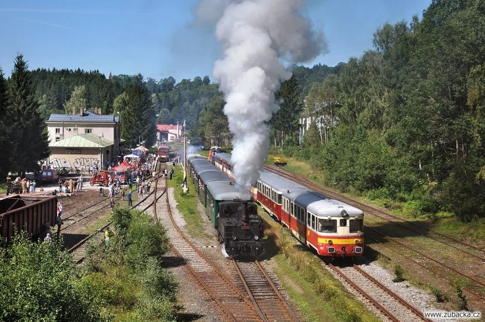 Oslavy Zubačky se odehrají hlavně v Kořenově. Foto: Železniční společnost Tanvald