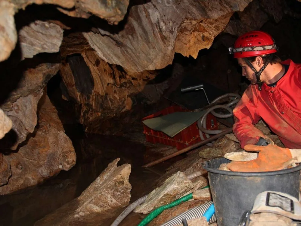 Speleolog. Ilustrační foto: Tyncanskykras.cz