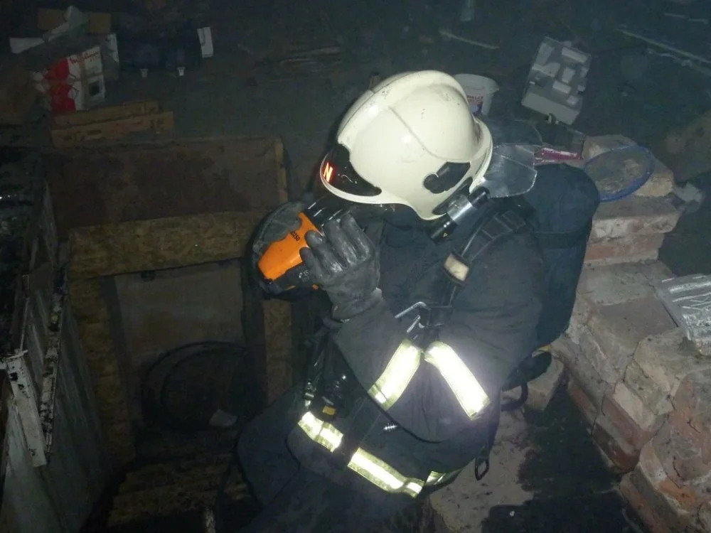 Požár v Oldřichově. Foto: HZSLK