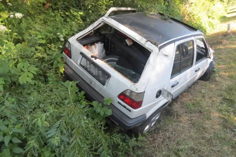 Nehoda u Rozstání. Foto: Policie ČR