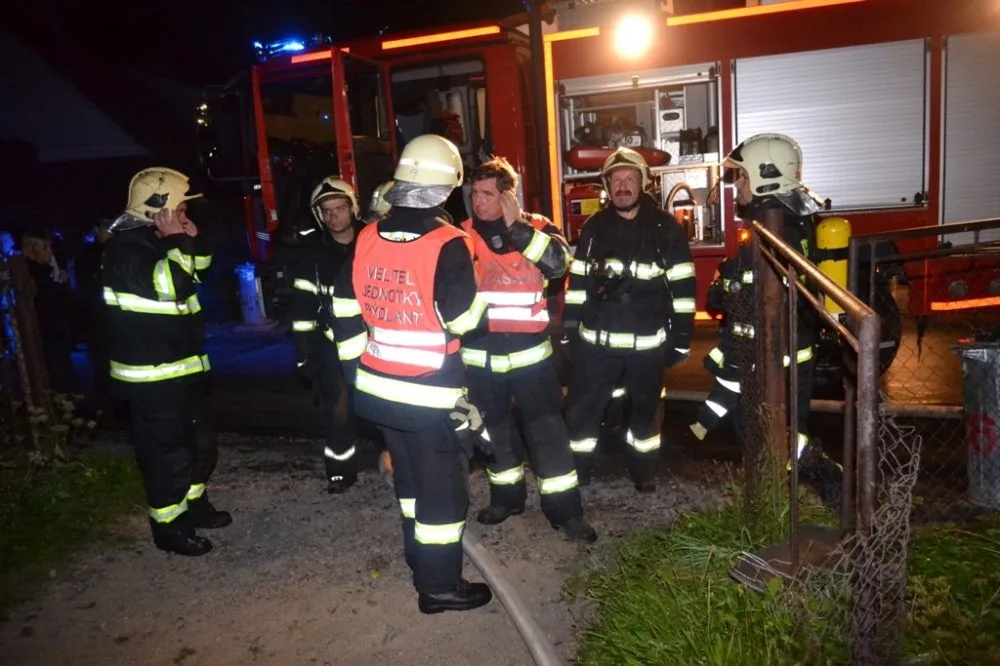 Požár v Raspenavě. Foto: HZSLK