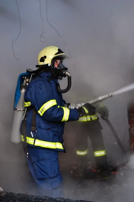 Požár ve Starém Dubu. Foto: HZSLK