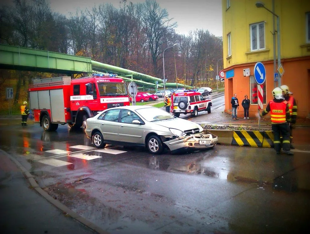 Nehoda u teplárny