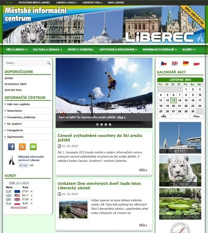 Nový web Městského informačního centra