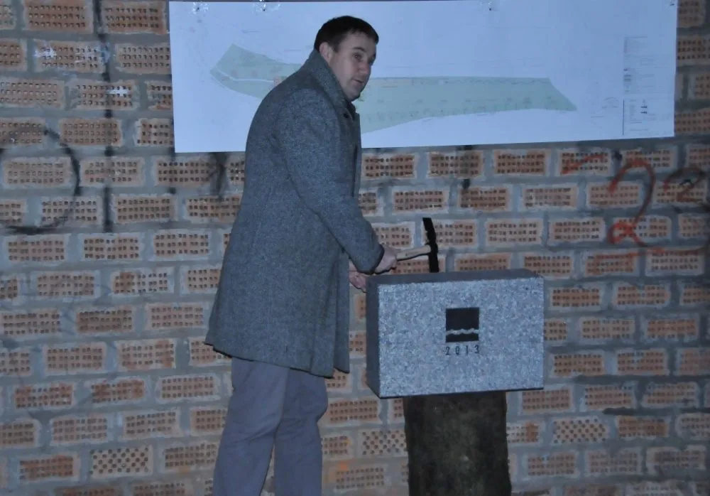 Na základní kámen poklepal hejtman Martin Půta