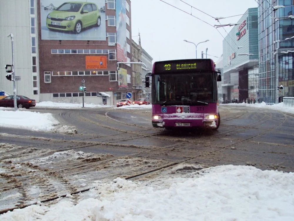 Liberec zavalí první přívaly sněhu