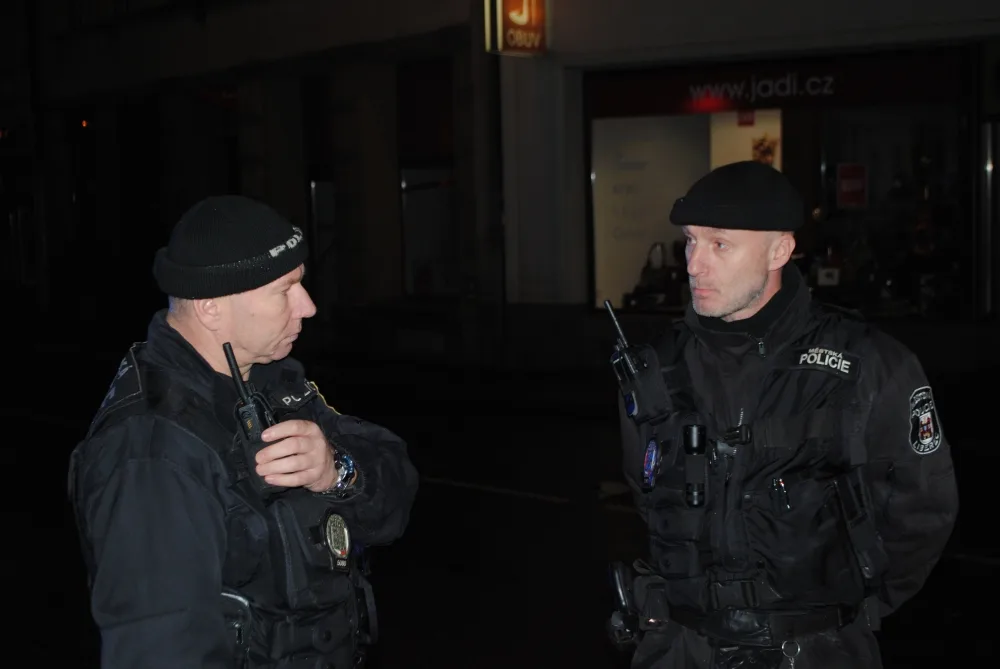 Hlídka městské policie.