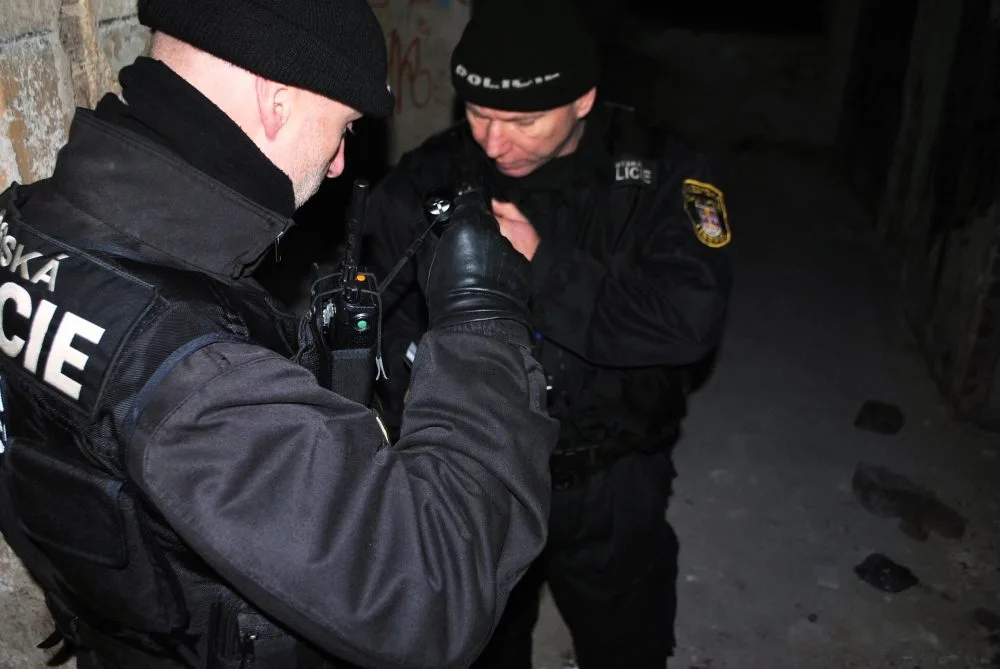 Hlídka městské policie.