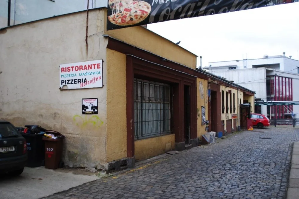 Vstup do dílny ve stylu art deco